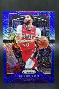 2019 NBA Prizm Anthony Davis Blue Shimmer SSP #222 Lakers Pelicans RARE - Picture 1 of 2