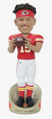 Patrick Mahomes Kansas City Chiefs Super Bowl 58 MVP 10" Bobblehead Doll Bobble - Изображение 1 из 2
