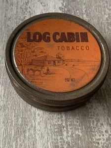 Log Cabin Fine Cut Tobacco Vintage Tobacco Tin - Empty - 50g - Picture 1 of 3