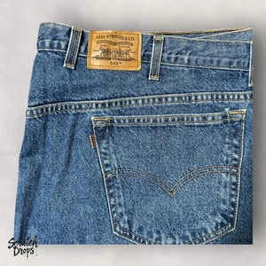 Vintage Levi's Strauss Signature 545 Men's Jeans Deadstock W54 L32 Loose Fit - Picture 1 of 7