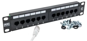LMS DATA - Panel Sambungan 12 Port Cat5e untuk Pendok 10 Inci - Picture 1 of 1