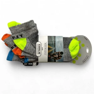 3 Pack Running Socks; Heel Tab, Arch Support, Moisture Management Size UK 6–11 - Picture 1 of 1