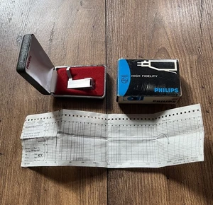 Lápiz óptico de alta fidelidad vintage años 60/70 Philips GP 407 | En caja con hoja de prueba - Imagen 1 de 15