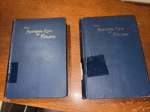 1888 The Kalevala National Epic Poem of Finland Into English 2 Volumes Crawford - Picture 1 of 10