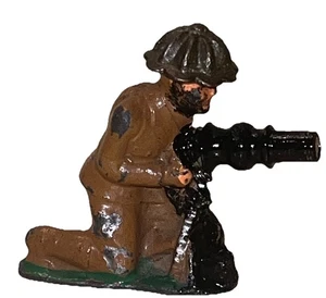 Rare! Barclay Lead Soldier, Light autocanon mod with Proto-super-helmet - Picture 1 of 8