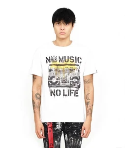 CULT OF INDIVIDUALITY (WHITE CREWNECK NO MUSIC T-SHIRT) NEW L LARGE - Picture 1 of 4