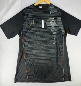 Atletico Mineiro Brazil Soccer Shirt Logo Good Condition Size Large Black - Bild 1 von 6