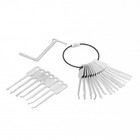 22 IN 1 Locksmith Lock Tools Suitable Tool Portable Tool for Unlocking Doors