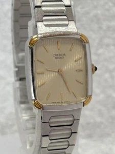 Seiko Credor Quartz 1400-6420 Gold Working Product Ladies - Picture 1 of 10