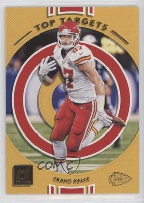 2017 Panini Donruss Top Targets Red Travis Kelce #15 - Image 1 of 2