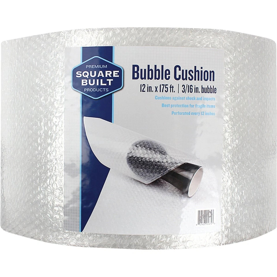 Square Built 12 In. x 175 Ft. x 3/16 In. Thick Bubble Cushion Warp SBA31612175B - Image 1 of 1