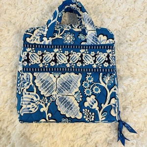 Vera Bradley Organizer Cord Storage Carry Bag Case Blue Lagoon Travel - Picture 1 of 10