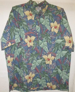 Reyn Spooner short sleeve cotton/poly blend Hawaiian/Aloha shirt men's size XXL - Picture 1 of 2