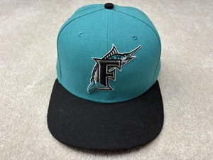 Vintage Florida Marlins Hat Cap Fitted Mens 7 3/8 MLB Baseball New Era 90s - Picture 1 of 7