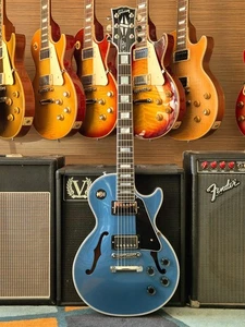 Gibson Les Paul Custom Chambered FHoles LIMITED EDITION 2025 - Pelham Blue Gloss - Imagen 1 de 14