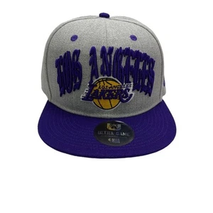ULTRA GAME - LOS ANGELES LAKERS Snapback Basketball Mütze verstellbar Kappe Erwachsene neu - Bild 1 von 5