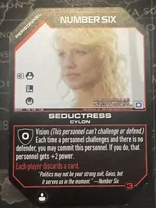 Number Six, Seductress - BSG Promo - Battlestar Galactica CCG - Bild 1 von 1
