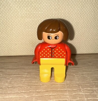 Lego Duplo  Frau Figur Alte Version Top Zustand - Bild 1 von 4