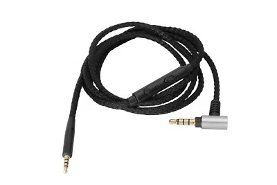 Silver Plated Audio Cable with Mic For klipsch reference on/over-ear headphones - Image 1 of 4