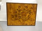  Vintage Italy Inlaid Music Jewelry Box Floral Eye Maple "Autumn Leaves" 4.5x6