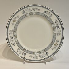Minton Penrose Platinum Trim Bone China Dinner Plate Crafted in England 10 5/8"