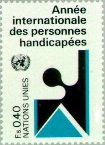 UN Geneva #Mi097 MNH 1981 Handicapped Disabled Differently-Abled People [99] - Picture 1 of 1