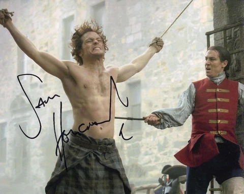 Sam Heughan Signed 10X8 Photo Outlander GENUINE SIGNATURE AFTAL COA (5208) Cover