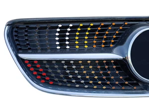 Farbige Aufkleber f. Mercedes W447 V-Klasse VITO Diamantgrill Kühlergrill AMG - Picture 1 of 12