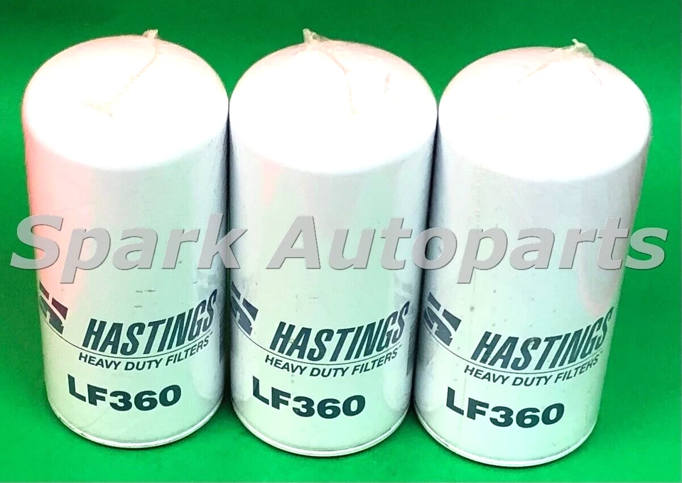New Lot of 3 Engine Oil Filter HASTINGS LF360 For INTERNATIONAL HARVESTER	5070 Foto 1 de 3