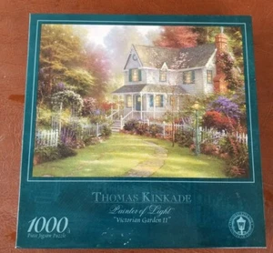 CEACO® 1000 pc. VICTORIAN GARDEN II Thomas Kinkade Puzzle SEALED New Sealed - Picture 1 of 7