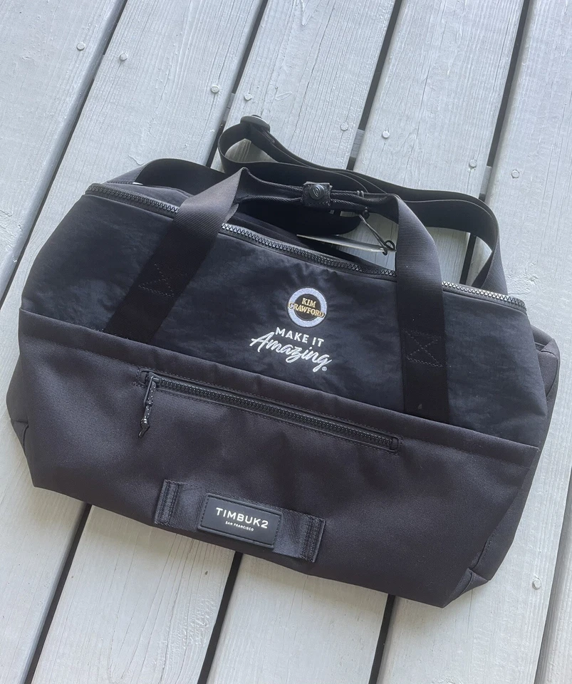 Timbuk2 The Player Duffel Bag Logo Embroidery Jet Black Size Small New With Tags - Image 1 of 4