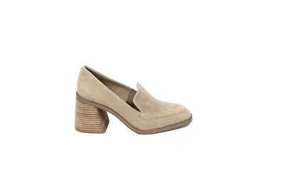 Vince Camuto Celsi Pump sz 9 New Women Chunky Heeled Loafer Suede Slip on Shoes - Image 1 of 4