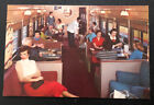 Union Pacific Railroad Domeliner Challenger ?Train Lounge Interior Postcard D80