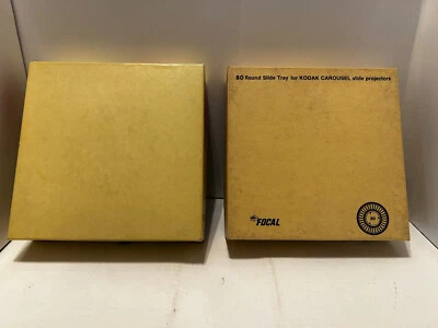 Lote de 2 bandejas deslizantes Kodak Carousel Focal 80 Foto 1 de 4