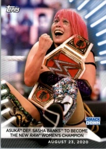 2021 Topps WWE Women's Division Asuka #66 - Picture 1 of 2