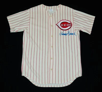 JOHNNY BENCH AUTOGRAPHED JERSEY (CINCINNATI REDS) - Hall Of Fame 1989! - Image 1 of 3