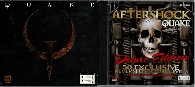 Quake & expansion Aftershock for Quake Deluxe Edition Pc Both New - Image 1 of 2