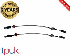 FORD TRANSIT MK6 2000-2006 2.0 FWD DIESEL GEAR SELECTOR CABLES PAIR GREY BLUE