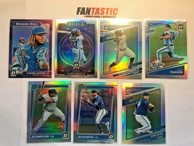 2021 Donruss Optic PRIZM & Prizm Insert Card YOU PICK Toronto Blue Jays inc RC - Image 1 of 3