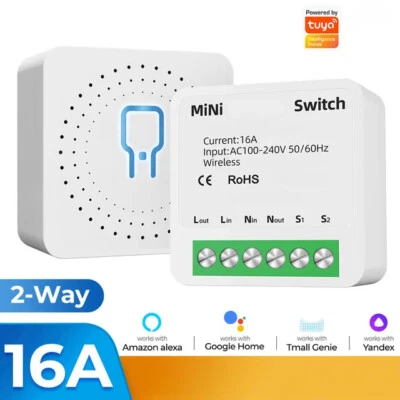 Smart Home WiFi Smart Switch with 16A Mini Breaker - Image 1 of 4