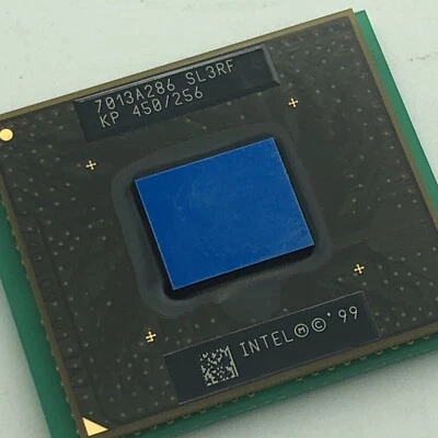 Intel Mobile Pentium III BXM80526B450256 SL3RF 450Mhz Processor 495 pin 256c 100 - Image 1 of 4