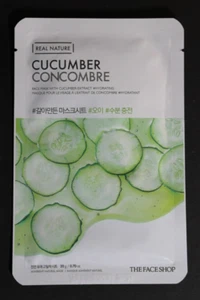 Real Nature - The Face Shop Cucumber Face Mask 0.70 oz - Picture 1 of 2