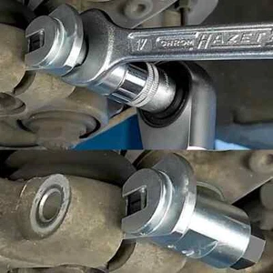 Herramienta de extracción de amortiguador hidráulico para automóvil Garra Puntal Esparcidor Suspensión Sepa... - Imagen 1 de 9