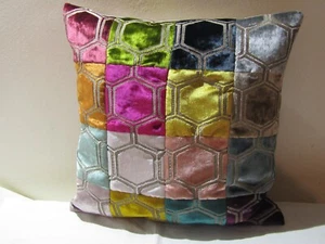 Designers Guild Manipur Fabric Gorgeous Patchwork Cushion Covers - Picture 1 of 12