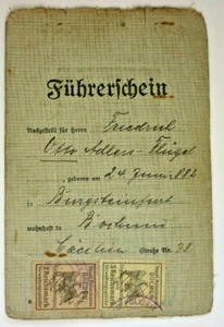 Licencia de conducir, Prusia, ciudad de Bochum 1927 (art. 4924) - Imagen 1 de 6