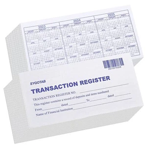 18 PCS Check registers for Personal Checkbook Upgrade Checkbook Register - Picture 1 of 5