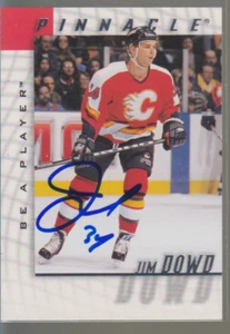 Autographed 97/98 Be A Player Jim Dowd - Flames - Picture 1 of 1