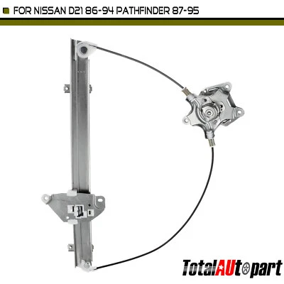 Manual Window Regulator for Nissan D21 1986-1994 Pathfinder Pickup Front Right - Image 1 of 4