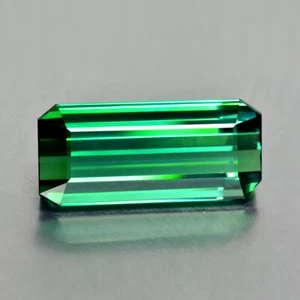 32,67 quilates corte esmeralda personalizado_maravillosa turmalina verde vivo sin calefacción _Mozambique - Imagen 1 de 2