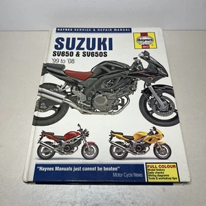 Haynes Motorcycle Service & Repair Manual 3912 Suzuki SV650 & SV650S 99-08 - Picture 1 of 9
